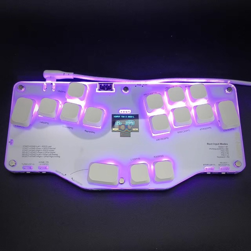 Gaming Keyboard Half - Klawiatura Mixbox One Handed, niskoprofilowa, personalizowana,