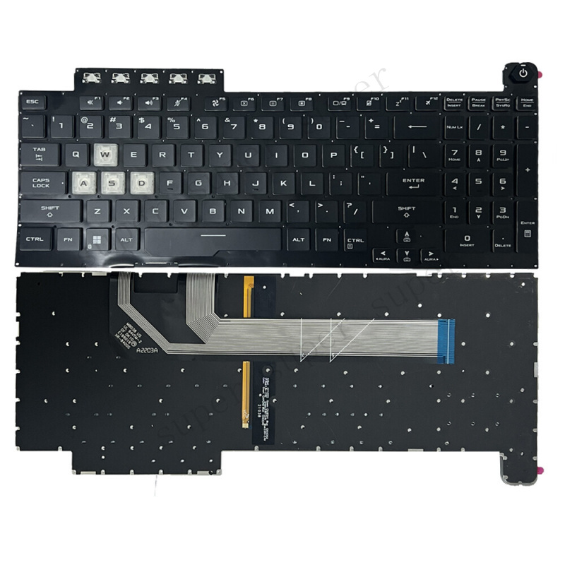 Gaming Keyboard Asus - Klawiatura S++ Black US z podświetleniem