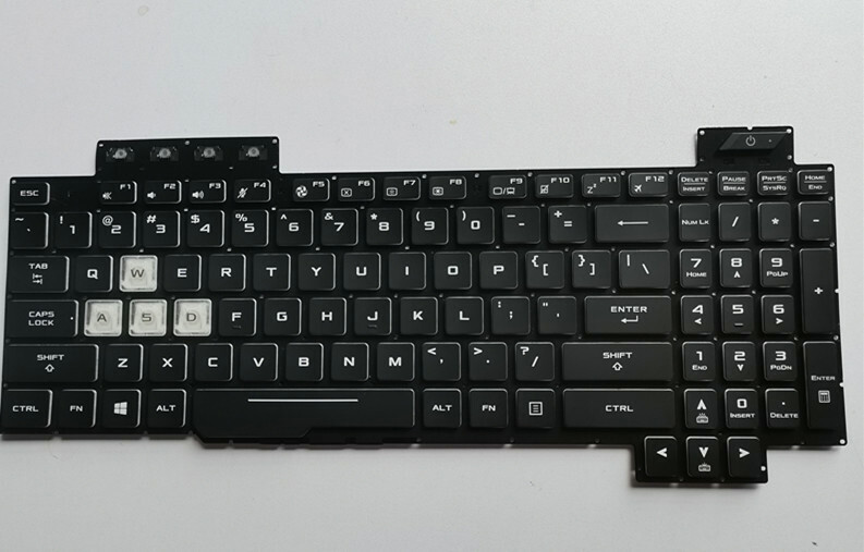 Gaming Keyboard Asus - Klawiatura z podświetleniem US, biała, do
