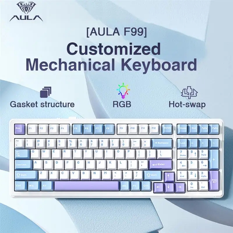 Gaming Keyboard Bundle - Aula F99 Mechaniczna klawiatura do gier