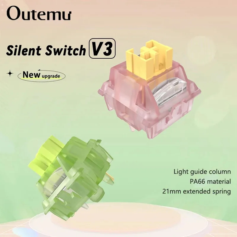 Keyboard Lube Kit - Outemu Silent Peach V3 Switch Lubed