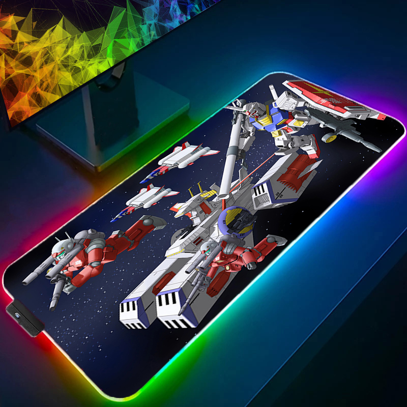 Gaming Keyboard And Mouse Mobile - Duża podkładka pod mysz RGB dla