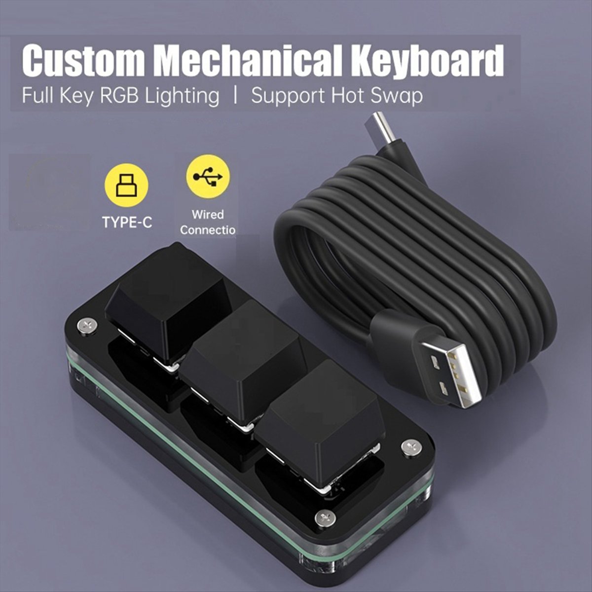 Gaming Keyboard Types - Mini klawiatura do programowania makro z