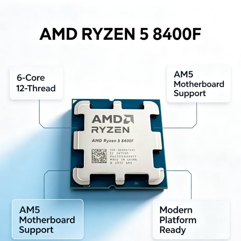 Amd Cpu Ryzen 5 - Procesor Ryzen 5 8400F AM5 Socket