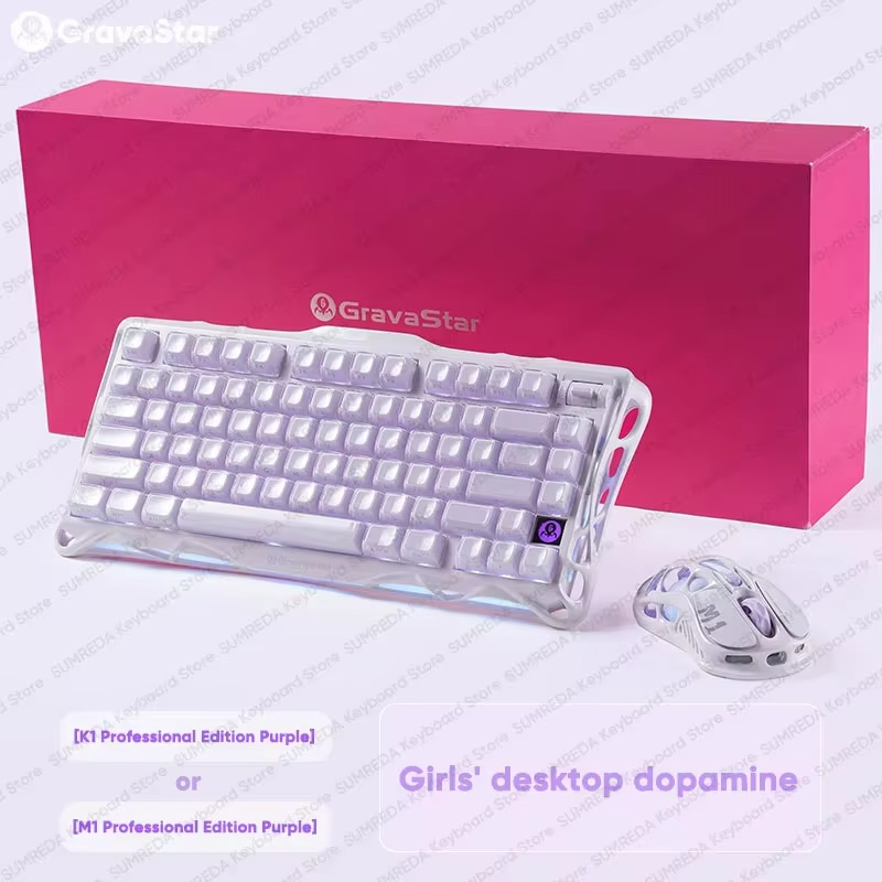Gaming Keyboard Mechanical Wireless - Mysz bezprzewodowa GravaStar M1 M2 lub