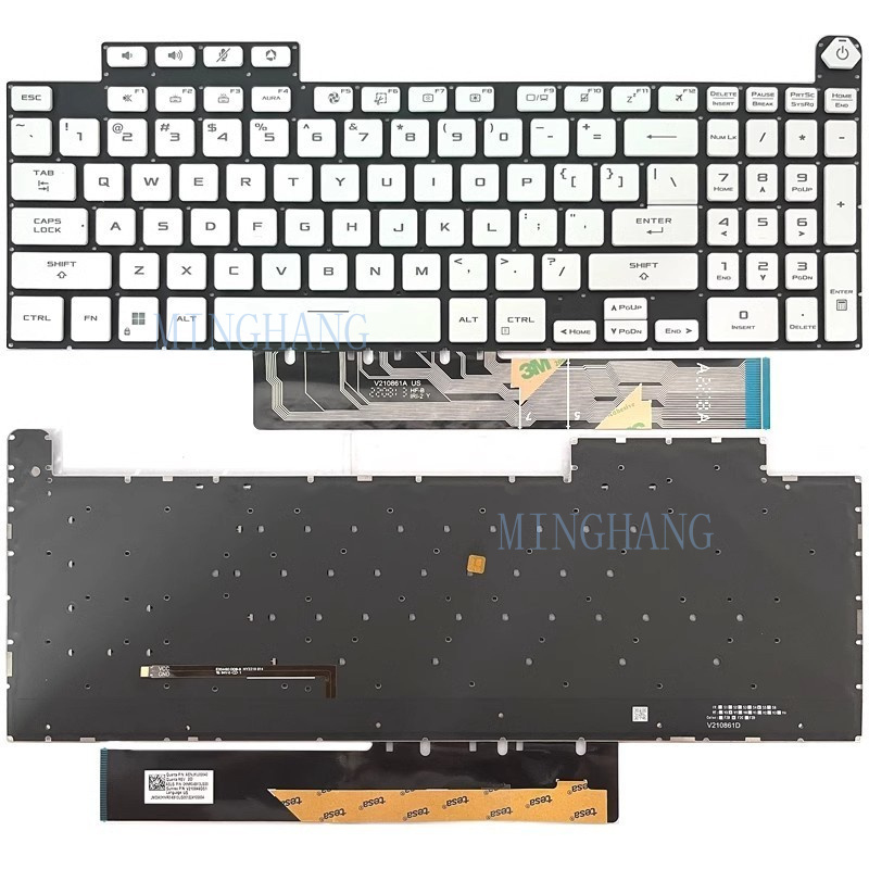 Gaming Keyboard Asus - Nowa klawiatura US z podświetleniem do