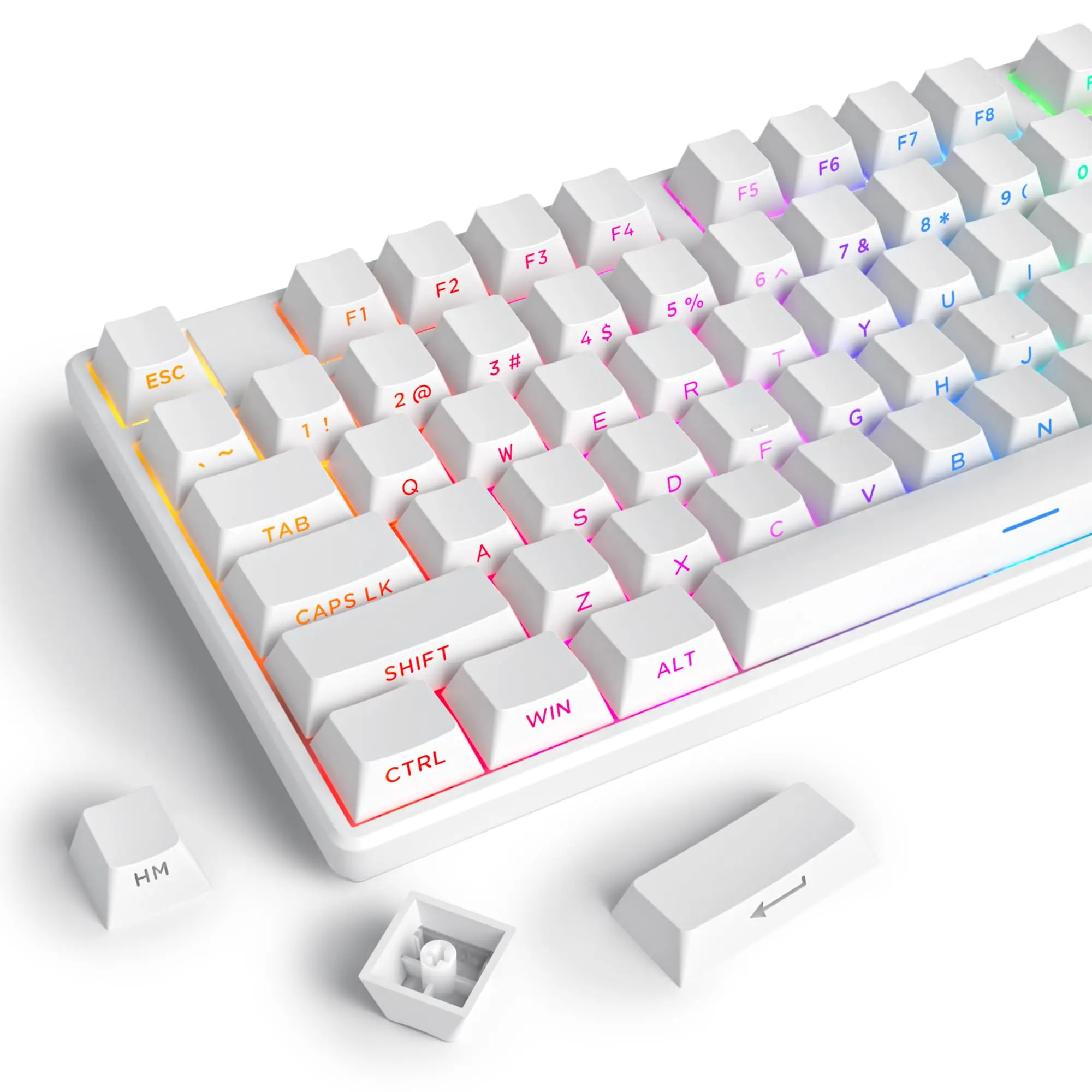 134 Klawisze Double Shot PBT K – Keyboard Gaming Black recenzja i cena