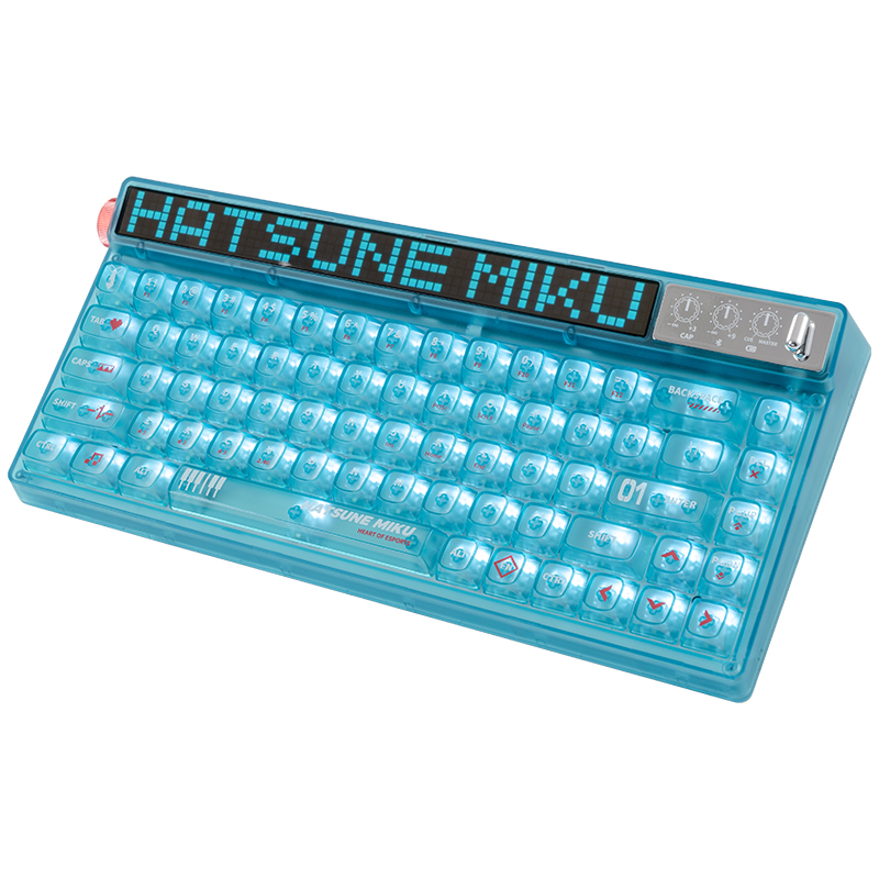 Anime Hatsune Miku Seria Mecha – Gaming Keyboard Mechanical Wireless recenzja i cena