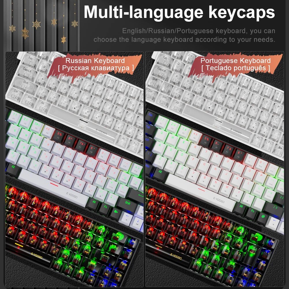 E-YOOSO Z686 USB Mini Slim Mec – Gaming Keyboard Mobile recenzja i cena