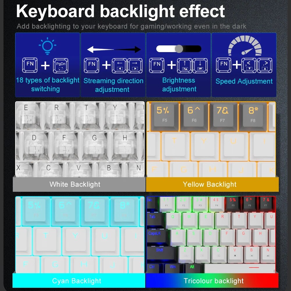 E-YOOSO Z686 USB Mini Slim Mec – Gaming Keyboard Mobile recenzja i cena