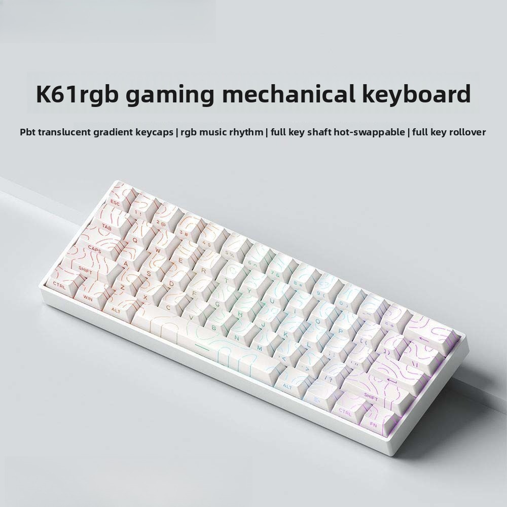 Klawiatura 60% bezprzewodowa B – Gaming Keyboard Mobile recenzja i cena