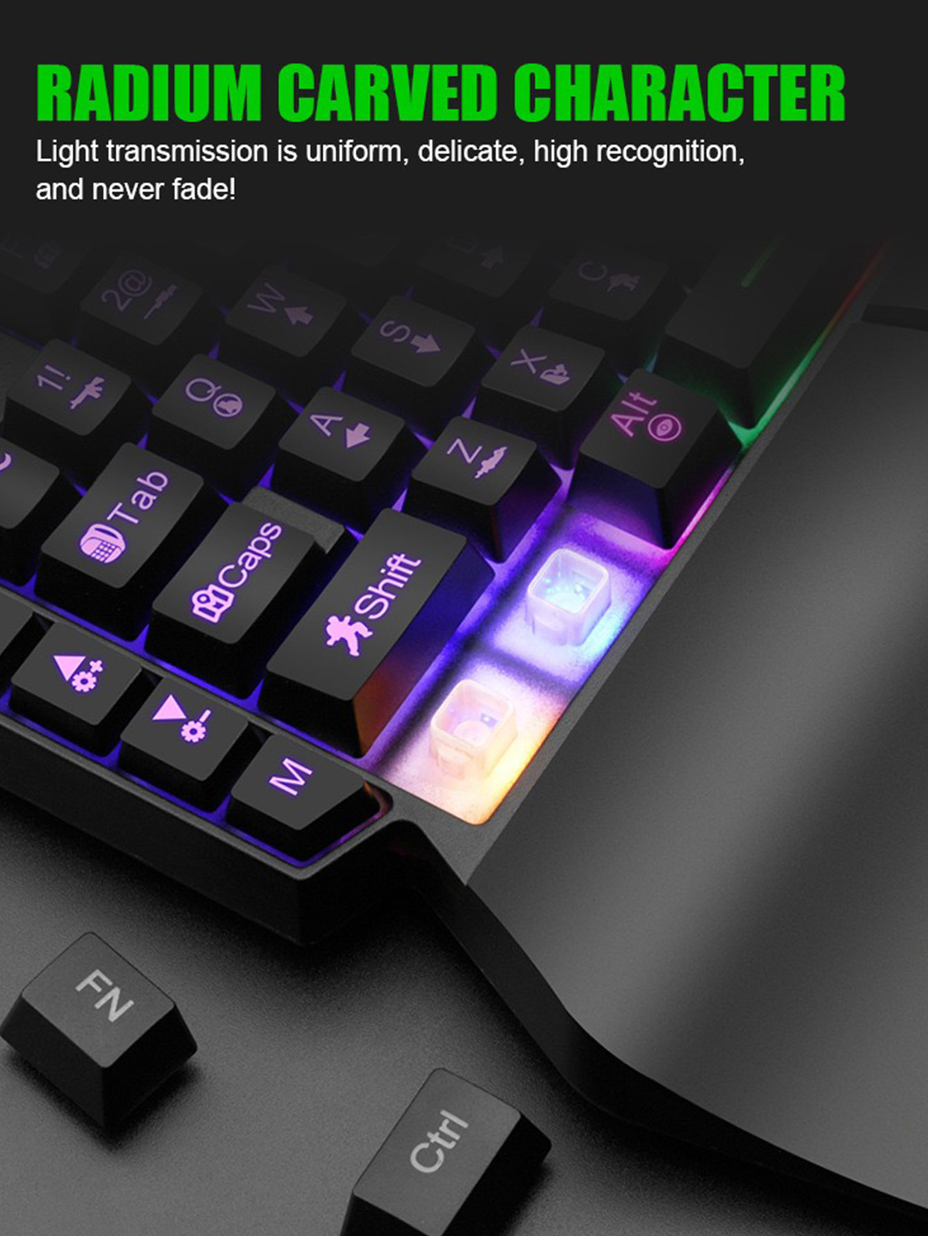 Mechaniczna jednoręczna przewo – Gaming Keyboard Half recenzja i cena