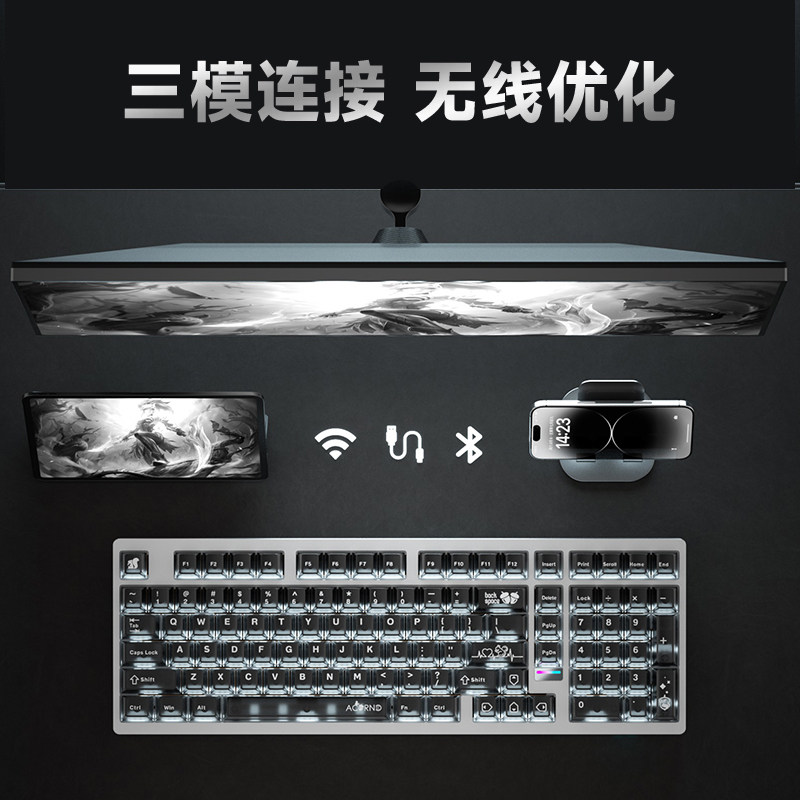 Weika Max102 Aluminiowa Obudow – Gaming Keyboard Mechanical Wireless recenzja i cena