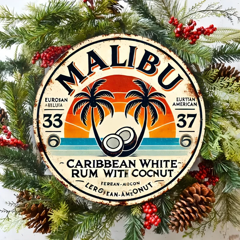 Vintage Malibu Rum Coconut Alu – Brass Weight Plate recenzja i cena