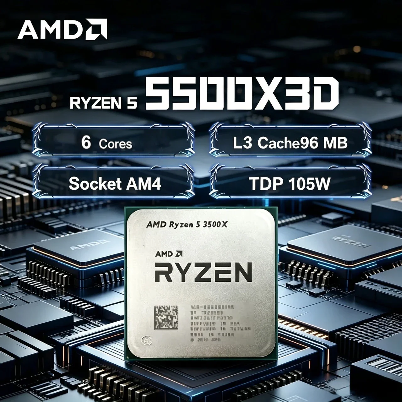 AMD Ryzen 5 5500X3D R5 5500X3D – Amd Cpu Ryzen 5 recenzja i cena