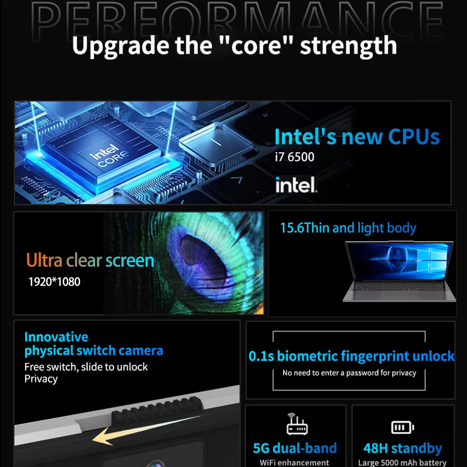 15,6-calowy ultracienki laptop – Gaming Keyboard Bundle recenzja i cena