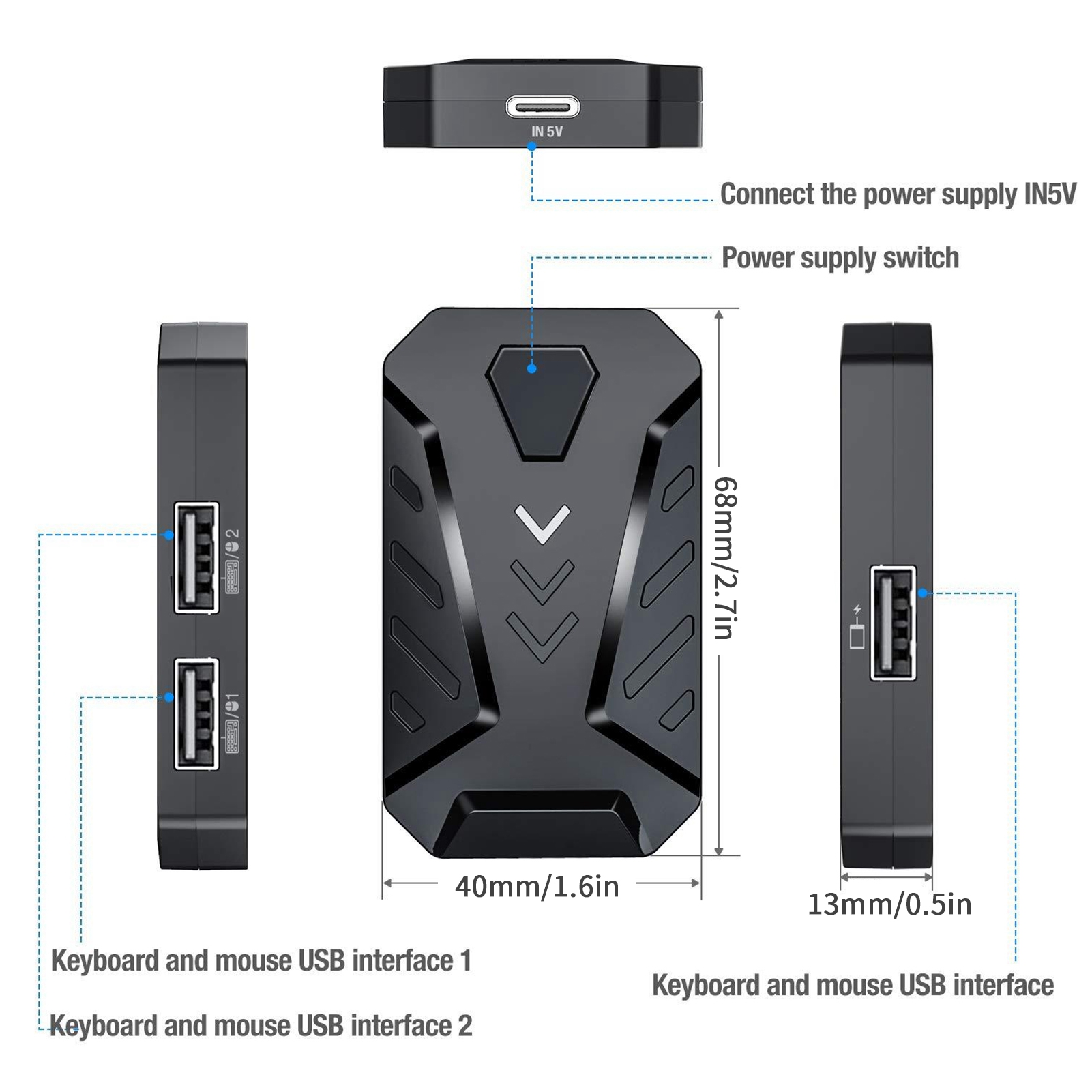 Adapter do klawiatury i myszy  – Gaming Keyboard Mobile recenzja i cena