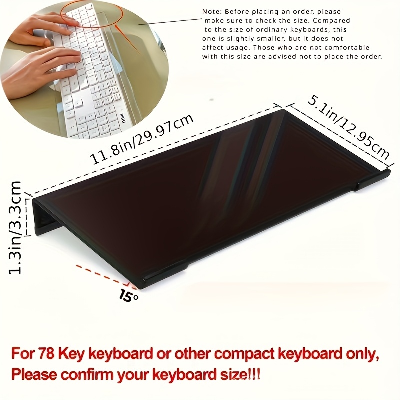 Akrylowy stojak na klawiaturę, – Gaming Keyboard Ergonomics recenzja i cena