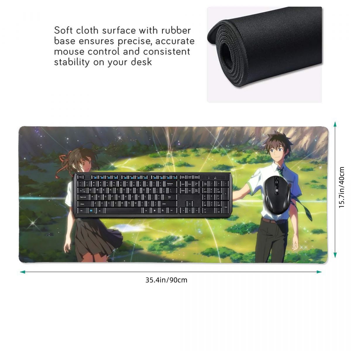 Japońskie Anime Your Name Duża – Gaming Keyboard Name recenzja i cena