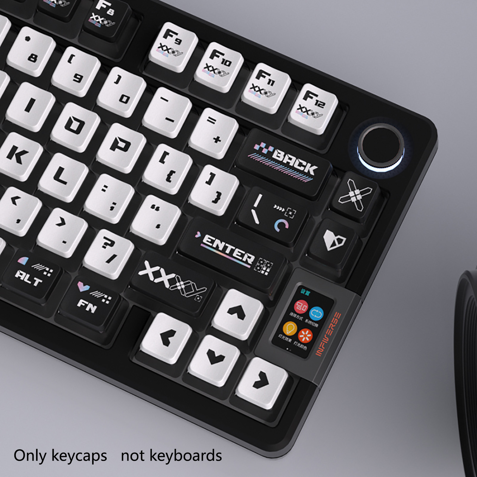 122 Klawisze Czarne Białe Keyc – Keyboard Gaming Black recenzja i cena