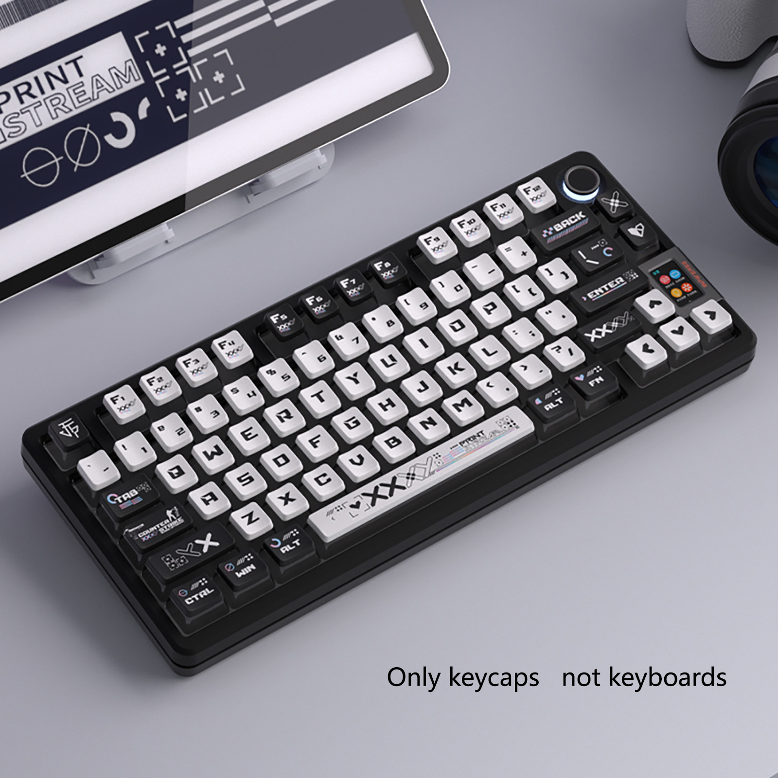 122 Klawisze Czarne Białe Keyc – Keyboard Gaming Black recenzja i cena