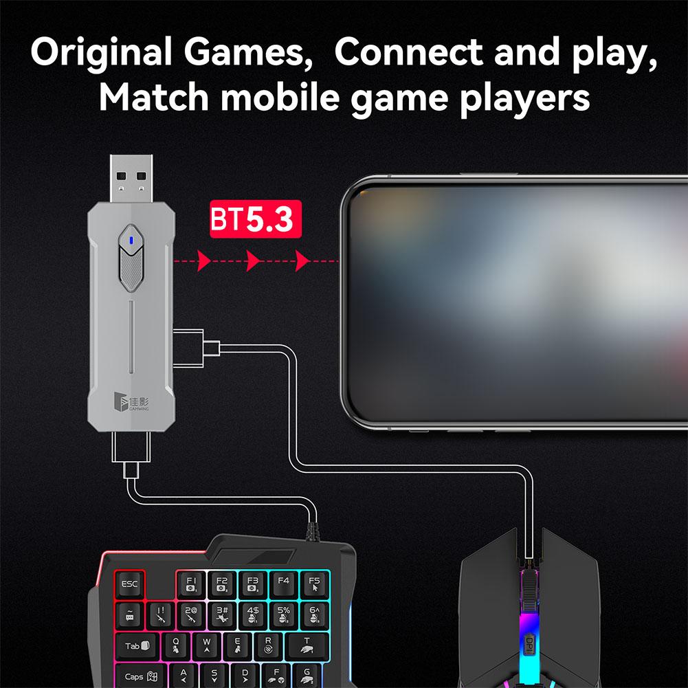 Gamwing X8/x8 Pro Konwerter kl – Gaming Keyboard Half recenzja i cena