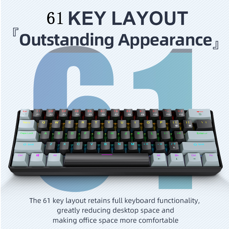 Klawiatura mechaniczna przewod – Gaming Keyboard Half recenzja i cena