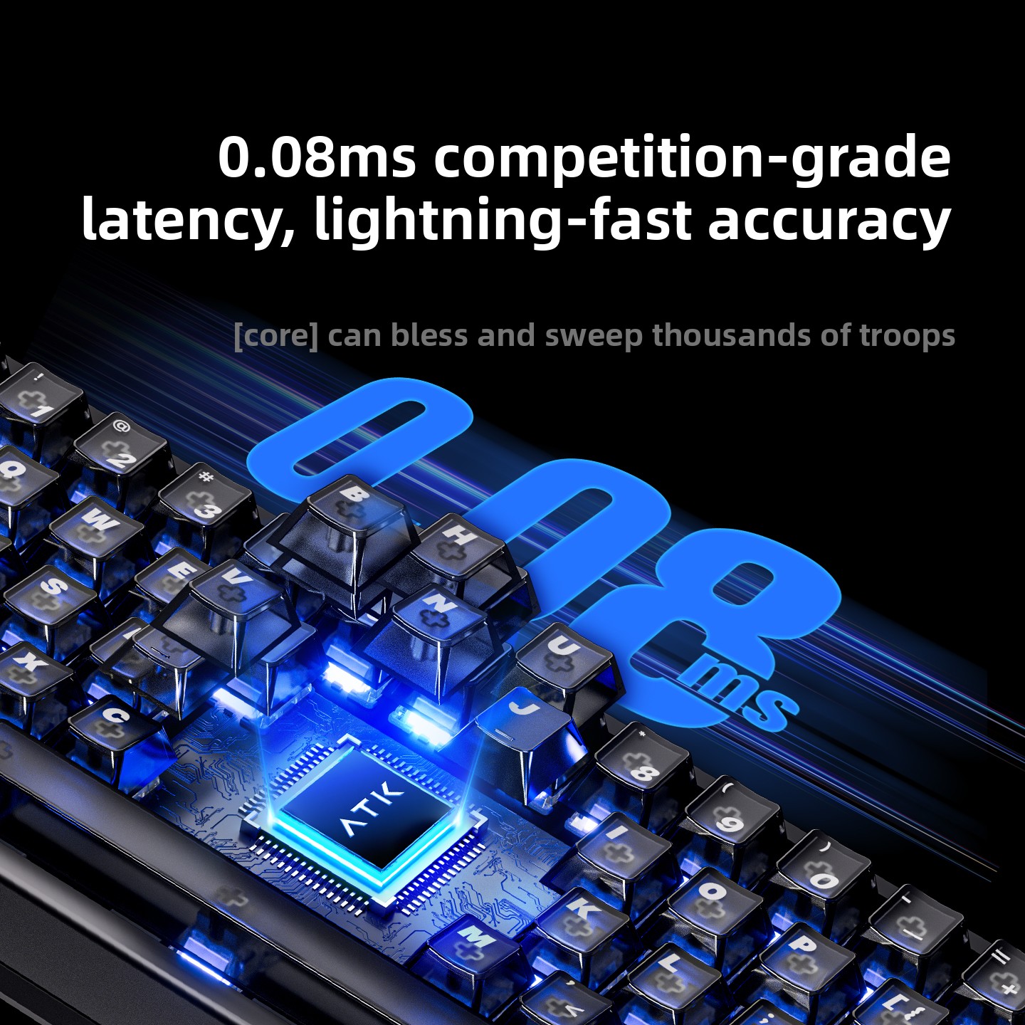 Klawiatura gamingowa ATK 68RX  – Gaming Keyboard Hall Effect Switches recenzja i cena