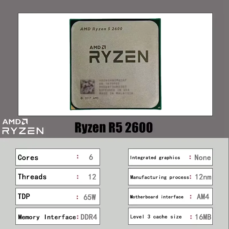 Procesor AMD Ryzen5 2600 R5 26 – Amd Cpu Ryzen 5 recenzja i cena