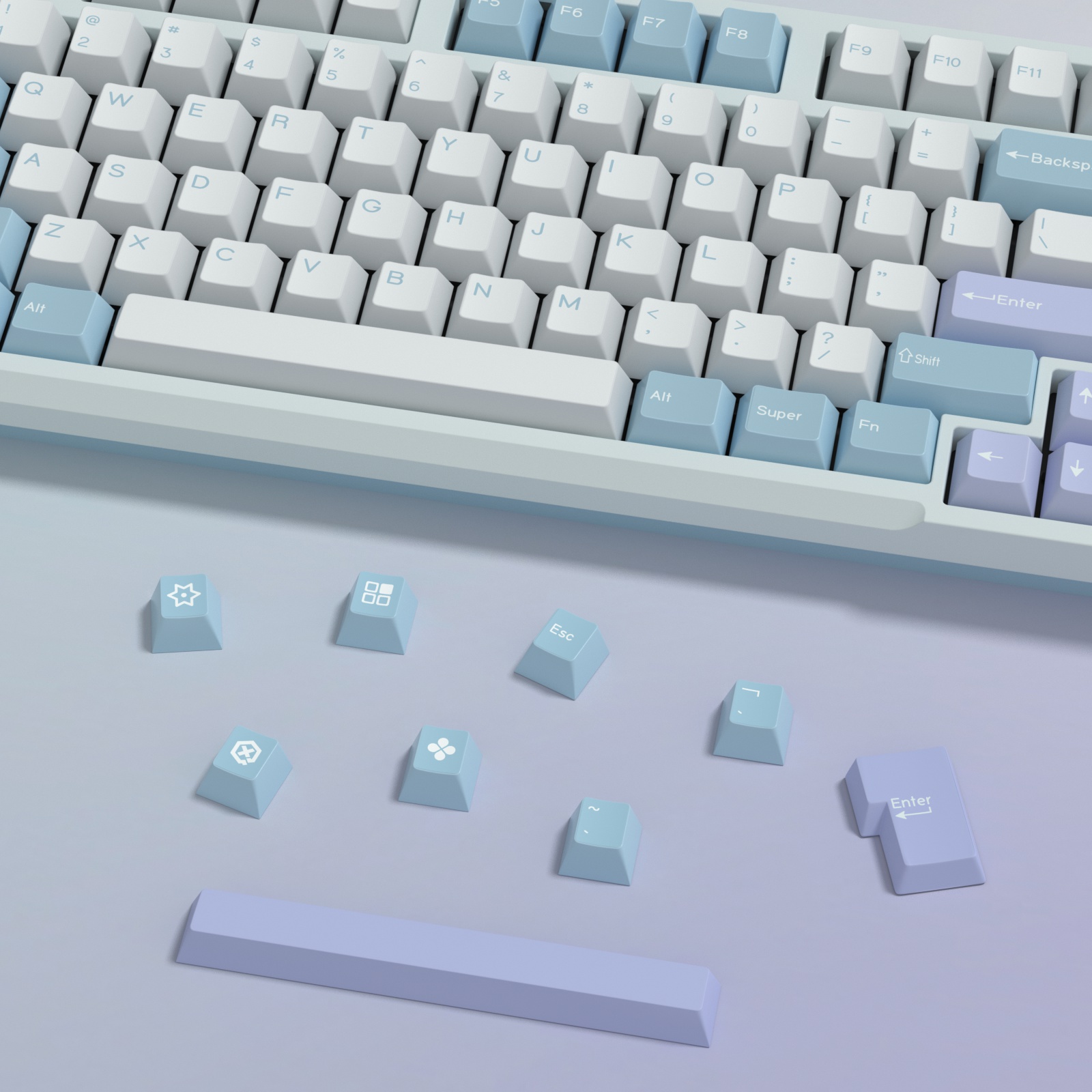 KBDiy GMK Illusion Keycap Cher – Gaming Keyboard Bundle recenzja i cena