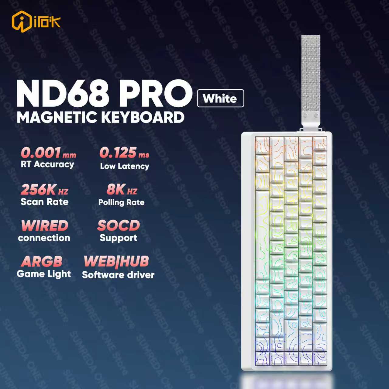 Klawiatura mechaniczna do gier – Gaming Keyboard Hall Effect Switches recenzja i cena