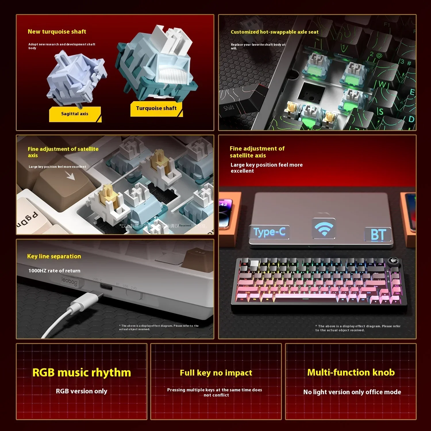 Leobog Hi75C Hi75 Hi75C Pro al – Gaming Keyboard Bundle recenzja i cena