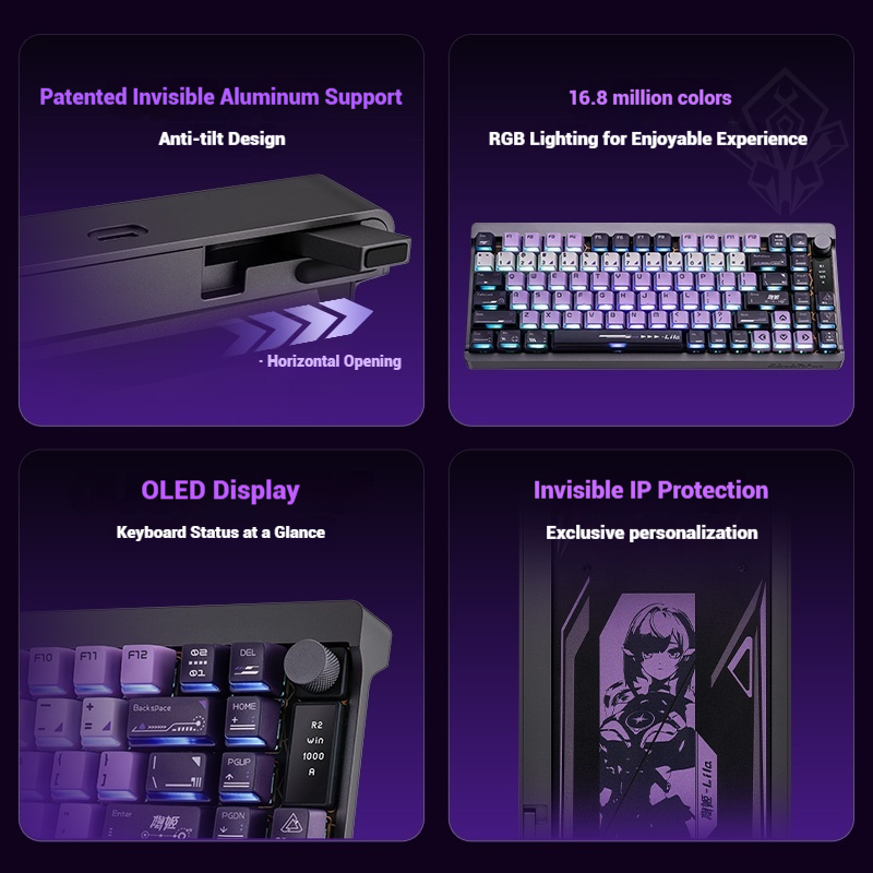 Kolorowa klawiatura mechaniczn – Gaming Keyboard Magnetic Switches recenzja i cena