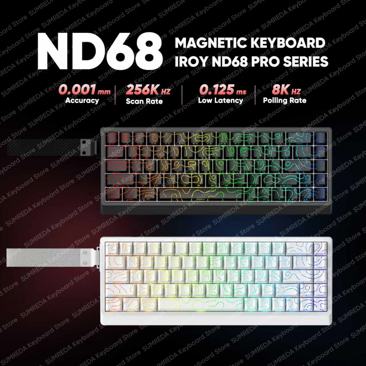 Klawiatura mechaniczna IROK ND – Gaming Keyboard Hall Effect Switches recenzja i cena